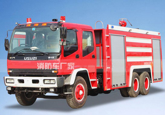 12噸慶鈴FVZ五十鈴后雙橋水罐消防車(chē)價(jià)格