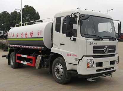 國六東風天錦灑水車圖片