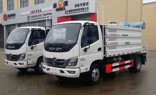 5方福田藍牌灑水車帶霧炮