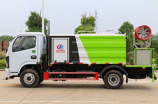 多功能抑塵車的視頻_國六東風(fēng)福瑞卡5噸藍(lán)牌抑塵車廠家價(jià)格5