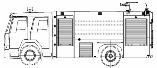 湖北江南重汽豪沃泡沫消防車結(jié)構(gòu)圖片 湖北江南重汽豪沃泡沫消防車結(jié)構(gòu)圖片