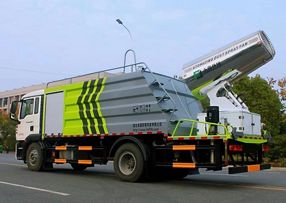 國六重汽豪沃全液壓單發多功能抑塵車