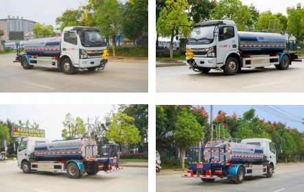 東風多利卡新能源5.4方灑水車