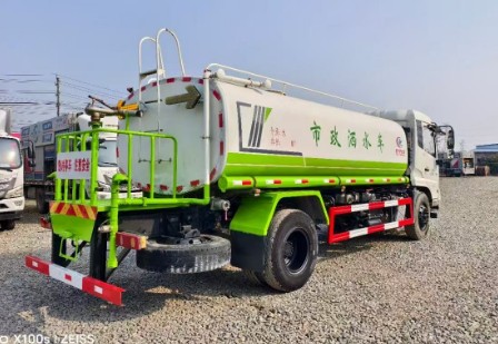 二手東風天錦15方灑水車_二手東風天錦六缸機灑水車